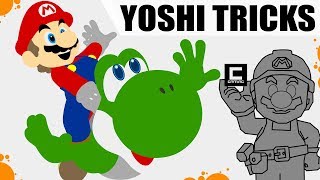 7 Amazing Tricks with Yoshi in Super Mario Maker!