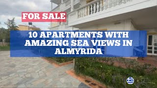 FOR SALE 10 APARTMENTS WITH AMAZING SEA VIEWS IN ALMYRIDA