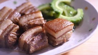 Okinawa Braised Pork Belly Rafute   沖縄豚肉料理ラフテー ASMR