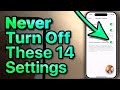 10+ Settings That Will Ruin Your iPhone