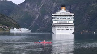 Geirangerfjord (Norwegen) mit Faltboot Klepper Aerius