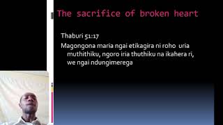 MAGONGONA MARIA MAKENAGIA NGAI ( sacrifices that please God)