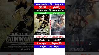 Commando 2 vs Baaghi 2 Box office collection 🔥 #shorts