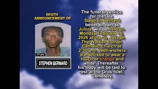 Stephen Bernard ~ Short Obituary
