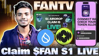 Fantv Airdrop Claim | fantv airdrop claim Live | fantv airdrop Listing | fantv airdrop new update