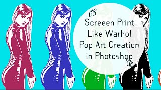 Like Warhol Pop Art Creation to Print