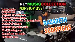 NONSTOP NAZARETH SCORPIONS COLLECTION LIVE DRUM COVER