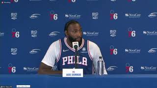 "I'm disappointed" Sixers star Embiid on Simmons' no-show at media day