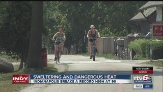 Indianapolis, South Bend set record highs Tuesday