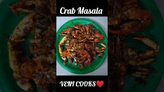 நண்டு சுக்கா மசாலா/Crab Masala in 10minutes VENI COOKS❤️ #crab #nandu #nandumasala #crabmasalacurry