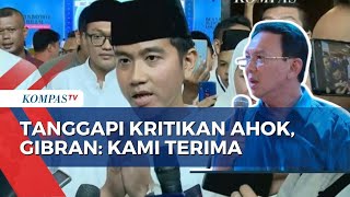 Begini Reaksi Gibran saat Tanggapi Kritikan dari Ahok