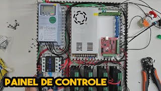 Montagem do painel da CNC Router - Kit mecânico JDR