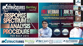 XSTRUCTURES - RESPONSE SPECTRUM ANALYSIS PROCEDURE PER NSCP 2015 WEBINAR