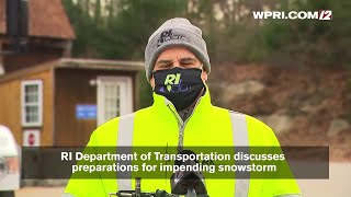 VIDEO NOW: Joe Bucci of RIDOT discusses storm preps