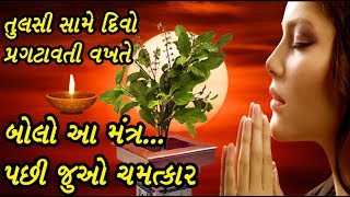 તુલસી સામે દિવો પ્રગટાવતી વખતે બોલો આ મંત્ર...પછી જુઓ ચમત્કાર