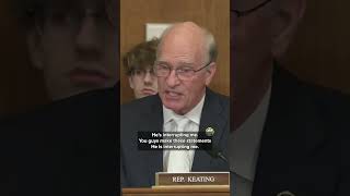 "What comes around goes around Mr. Chairman" - Rep. Keating has heated exchange in Rubio testimony