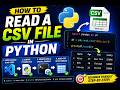 How to read csv file in Python | read csv using Pandas in Python