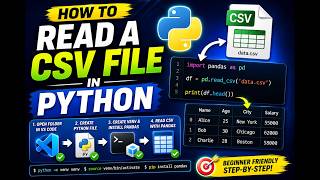 How to read csv file in Python | read csv using Pandas in Python