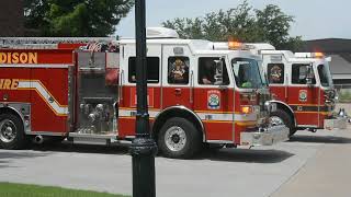 Addison Fire Dept. Engine 101 (Reserve) Responding