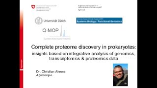 Christian Ahrens: Complete proteome discovery in prokaryotes