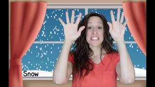 Weather Song for Children | Rain Snow Wind Thunderstorms Sun | Sign Language | Patty Shukla