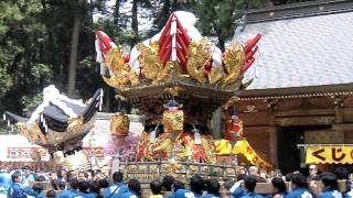 徳畑天神社　本宮　中村町　境内　屋台差し上げ