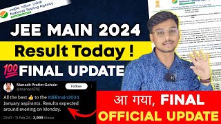Official Update✅: JEE Main 2024 Final Answer Key & Result | JEE Mains Result 2024 #jeemain2024