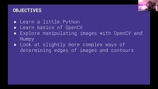 Dataset Creation Workshop: Python, OpenCV and Numpy