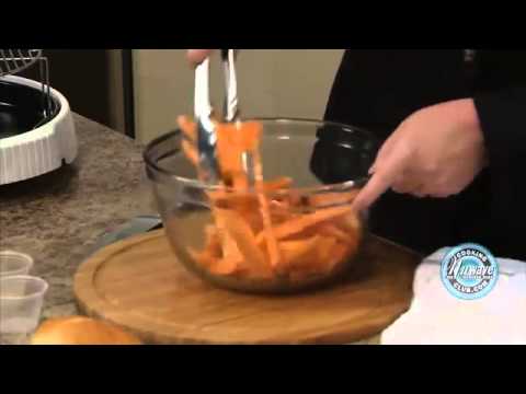 NuWave Oven - Cooking Sweet Potato Fries NuWave Oven - Cooking Sweet Potato Fries