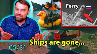 Update from Ukraine! Confirmed! Kerch Ferries are gone. Trump is guilty what it