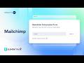 How to Use Mailchimp Widget in Elementor with Element Pack Pro | Grow Your Email List