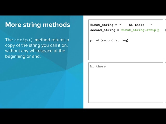 Python String Methods Tutorial Technoelearn