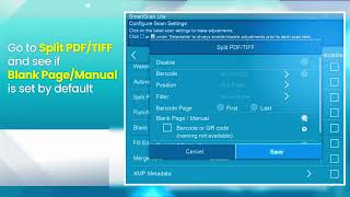 SmartScan - How to manually split my documents?