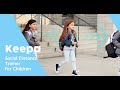 Keepa smart social distance trainer by TinkerGen, distance alert device  wearable bracelet vibration