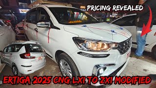 Ertiga Cng Modification 2025 🔥 Ertiga 2025 Lxi To Zxi Modified 😱 Ertiga Accessories #ertiga #suzuki