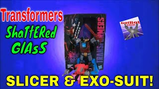 Transformers Shattered Glass Slicer and Exo-suit - GotBot True Review NUMBER 1032