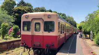 小湊鐡道　キハ200形養老渓谷駅発車シーン