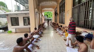 Yajur Upakarma in Hong Kong Happy Valley temple 22nd Aug 2021