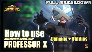 How to use Professor x effectively [ Breakdown] -Marvel Contest of Champions