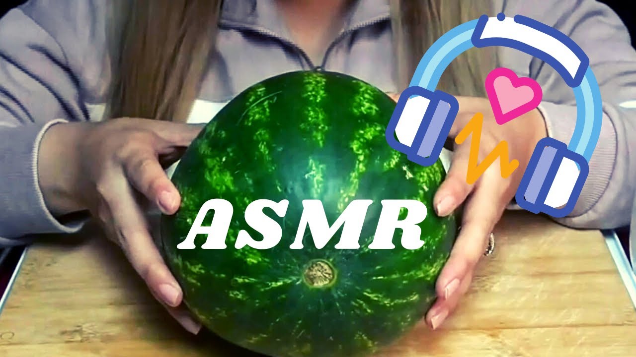 Asmr Watermelon Eating And Cutting Sounds Youtube