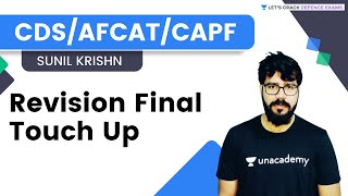 Revision Final Touch Up Part - IX | Sunil Krishn  | Let's Crack Defence