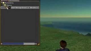 Rezzing objects in Second Life