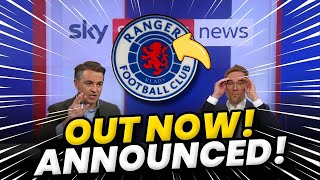 🚨🚨 BREAKING NEWS! 💥 HAS BEEN ANNOUNCED! FANS GO CRAZY! RANGERS FC NEWS TODAY! RANGERS TRANSFER NEWS