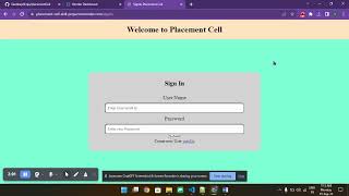 Placement Cell backend project