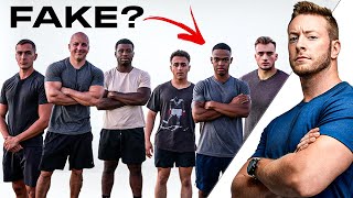5 Military Guys vs 1 FAKE