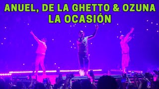 Ozuna llega sorpresa a cantar la ocasión junto a Anuel AA y De La Ghetto (concierto Orlando)