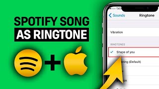 ✅ How to Set Spotify Song as Ringtone on iOS (Easy) // Wake Up Spotify iPhone