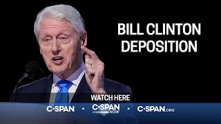 Bill Clinton Deposition on Epstein Probe