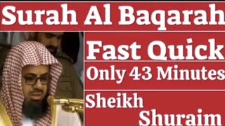 Surah Al-Baqarah Full || By Sheikh Shuraim(HD) With Arabic | سورة البقره #viral #video #youtube