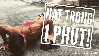 NÁT trong 1 PHÚT! Ripped in 1 minute! Street Workout Lang Hoa